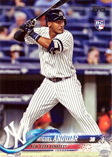 2018 Topps Baseball #305 Miguel Andujar Rookie Card – His 1st Official Rookie Card
