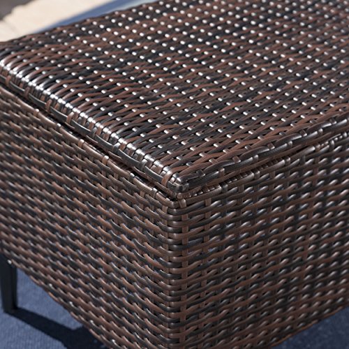 Christopher Knight Home Rupert Outdoor Wicker Storage Unit, Multibrown | The Storepaperoomates Retail Market - Fast Affordable Shopping