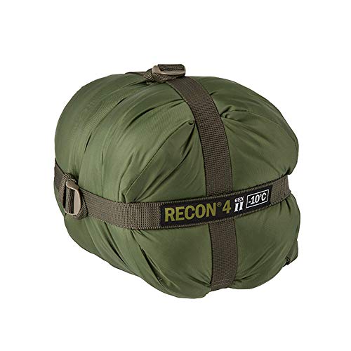 Elite Survival Systems Recon 4 Sleeping Bag, Rated to 14 Degrees Fahrenheit, Olive Drab, RECON4-OD