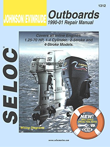 Sierra International Seloc Manual 18-01312 Johnson/Evinrude Outboards Repair 1990-2001 1.25-70 HP 1-4 Cylinder 2 Stroke & 4 Stroke Model