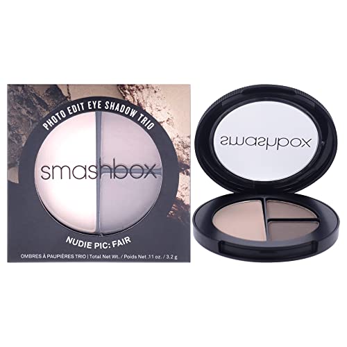 Smashbox Photo Edit Eyeshadow Trio – Nude Pic Fair, 0.11 Ounce