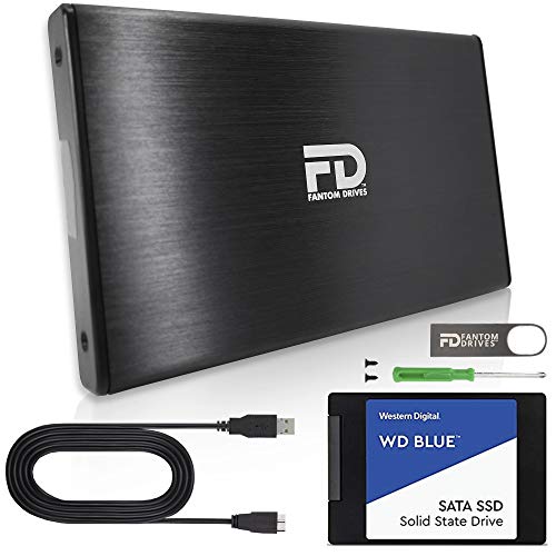 Fantom Drives FD 1TB PS4 SSD (Solid State Drive) – All in One Easy Upgrade Kit – Compatible with Playstation 4, PS4 Slim, and PS4 Pro (PS4-1TB-SSD)