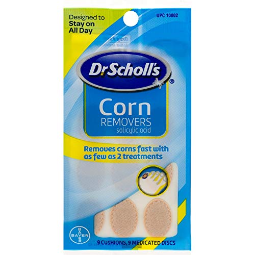 Dr. Scholl’s Corn Removers Cushions & Medicated Discs – 9 ct, Pack of 6