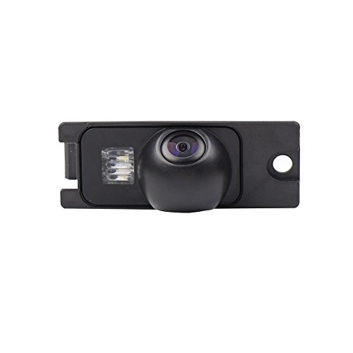 Rear View Back Up Reverse Parking Camera in License Plate Lighting Night Version (NTSC) for S90 S80L /S40L/S80/S40/S60/V60/XC90/XC60/C70/S60L/V40R/ XC 70 (Model B= 1 x Clip+ 1 x Screw Hole Style)