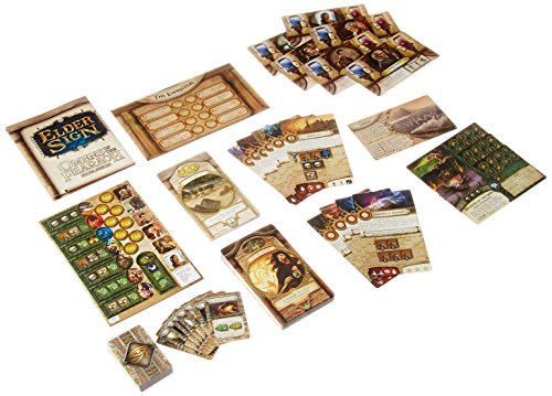 Elder Sign Omens of the Pharaoh Board Game EXPANSION | Horror Strategy Game | Cooperative Dice Game for Adults & Teens | Ages 14+ | 1-8 Players | Avg. Playtime 1-2 Hours | Made by Fantasy Flight Games | The Storepaperoomates Retail Market - Fast Affordable Shopping