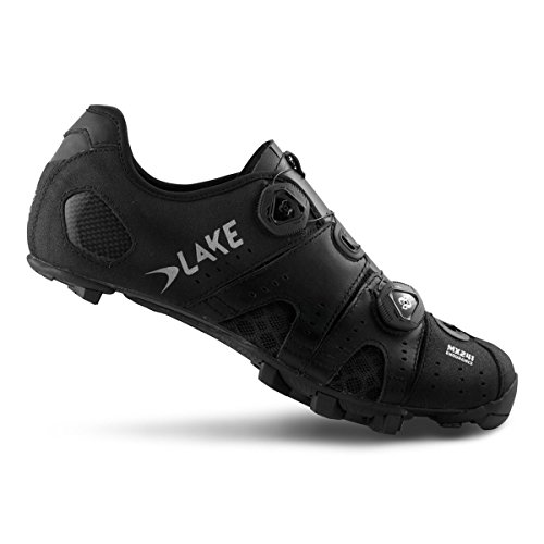 Lake MX241 Endurance Cycling Shoe – Men’s Black/Silver, 42.5