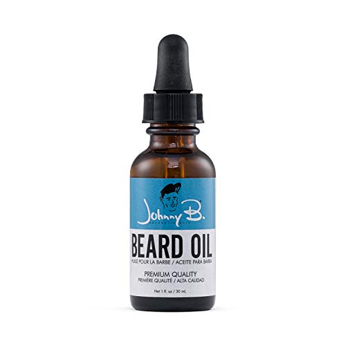 JOHNNY B. Beard Oil, Natural Ingredients, Softens and Moisturizes Facial Hair 1 oz.