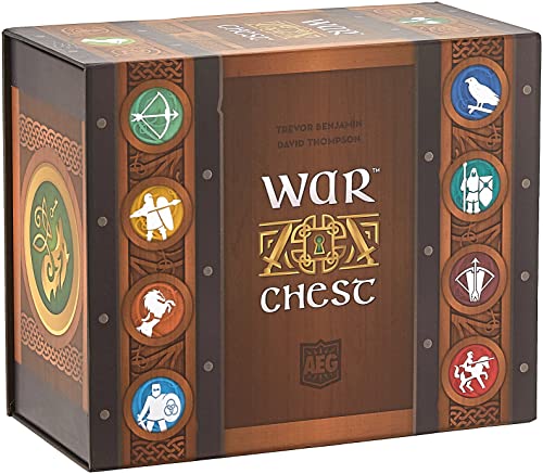 War Chest – Strategy Board Game, Chess Like Challenge, Abstract, Easy to Learn, 2 to 4 Players, 30 Minute Play Time, for Ages 14 and Up, Alderac Entertainment Group (AEG)