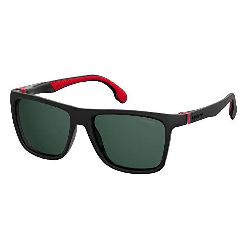 Carrera Men’s CA5047/S Square Sunglasses, Black/Green, 56 mm