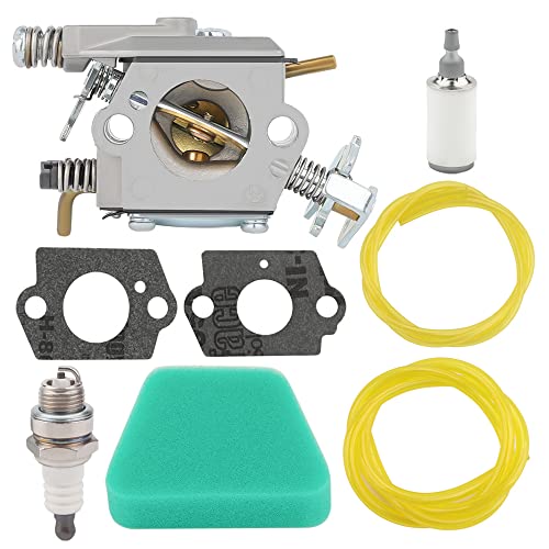 Butom 545081885 Carburetor with Filter Kit for Craftsman 358351143 944414430 358351142 358350563 358360131 358360280 35831440 358350060 358351061 Chainsaw