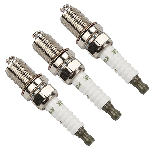 Harbot (Pack of 3) 491055 Spark Plug for Briggs and Stratton 491055S 491055T 805015 72347 RC12YC RC12YX
