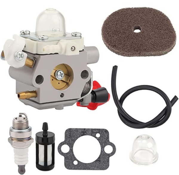 Butom C1M-S267A Carburetor with Filter Repower Kit for Stihl FS40 FS50 FS50C FS70 FS70C FS56 FC56 HT56 HT56C KN56 KN56RC KM56 KM56C Trimmer 4144 120 0608