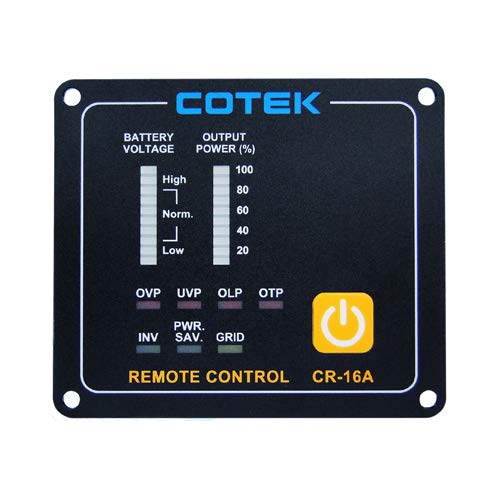 Cotek CR-16A Remote with 25 Foot Cable for SP Series Inverters