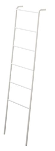 Yamazaki Home Plate Leaning Ladder Hanger closet storage and organization systems, One Size, White