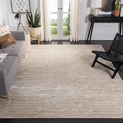 SAFAVIEH Vision Collection 12′ x 18′ Cream VSN606F Modern Ombre Tonal Chic Non-Shedding Living Room Bedroom Dining Home Office Area Rug