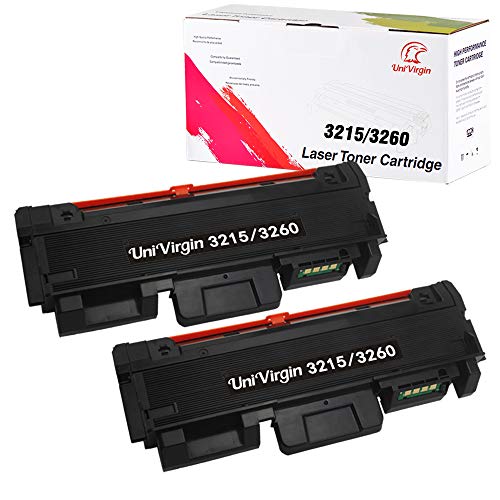 UniVirgin Compatible 3215 3260 106R02777 Toner Cartridge Replacement for Xerox 106R02777 Phaser 3260 3260DI 3260DNI WorkCentre 3215NI 3225 3225DNI Black Toner Cartridge High Yield 2PK x Black