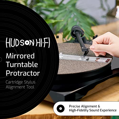 Turntable Phonograph LP Phono Cartridge Stylus Alignment Protractor Tool (Protactor Mirrored) | The Storepaperoomates Retail Market - Fast Affordable Shopping
