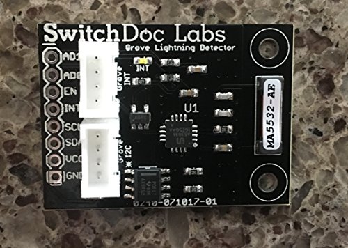 SwitchDoc Labs The Thunder Board – I2C Lightning Detector with Grove Connectors