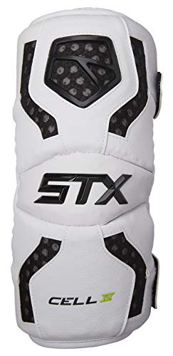 STX Lacrosse Cell 4 Arm Pads, White, Small