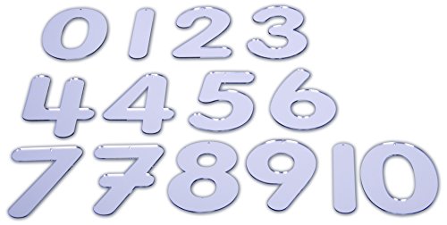 TickiT 9334 Mirror Numbers, Large (Pack of 14)