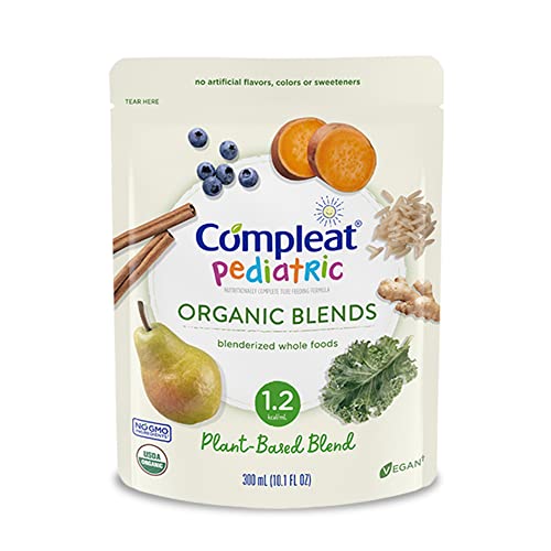 Compleat Pediatric Organic Blends Plant Based, 10.1 fl oz Pouch, 24 Count