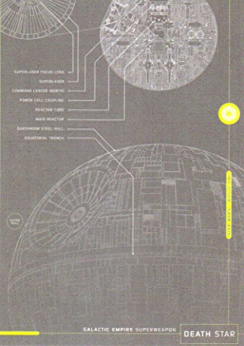 2016 Topps SW Rogue One Series 1 Blueprints of Ships/Vehicles Trading Card #BP8 Death Star