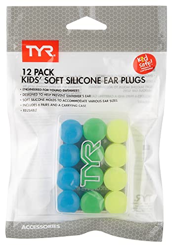 TTYR Kids’ Soft Silicone Ear Plugs – 12 Pack