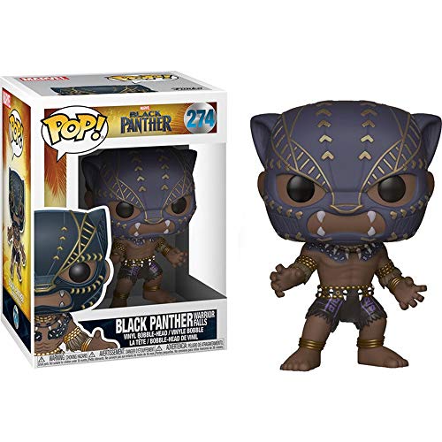 Funko POP! Marvel: Black Panther Movie – Black Panther (Warrior Falls) Collectible Figure