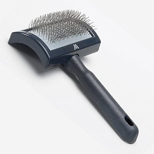 Millers Forge Slicker Brushes for Dog Grooming Professionals Curved Plastic Tool – Choose Size(Regular)