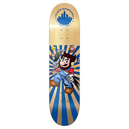 Yocaher Retro Series Graphic Skateboard Deck – 7.75” Skateboard Deck ONLY – Snikt