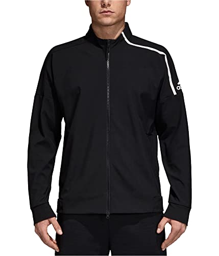 Adidas Mens One Stripe Sleeve Track Jacket, Black, Medium (Regular)