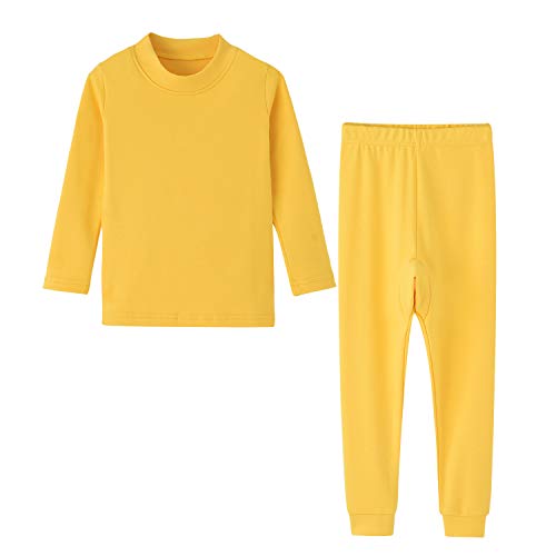 Enfants Chéris Boys Thermal Underwear Set Kids Pjs Yellow 5T