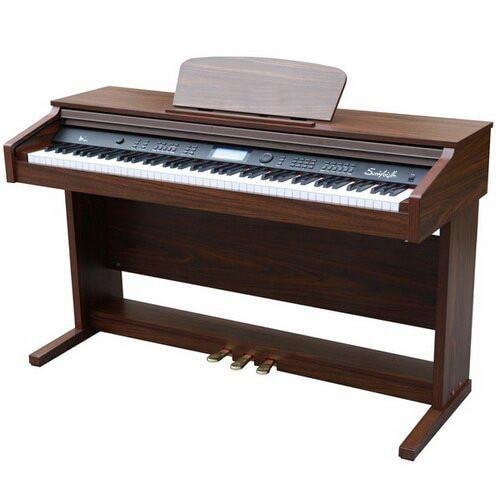 Sawtooth Weighted 88-Key Digital Console Piano