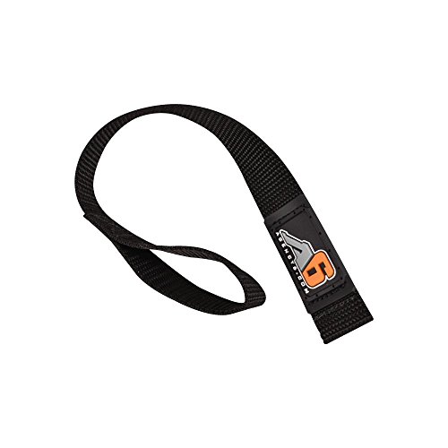 Agency 6™ Winch Hook Pull Strap – Black – 1 INCH Wide – Heavy Duty – Made in The U.S.A