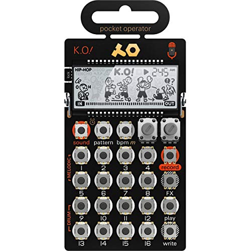 teenage engineering Pocket Operator PO-33 KO Micro Sampler and Sequencer with Built-In Recording Microphone