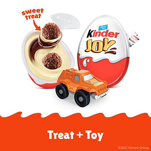 Kinder Joy Eggs, 15 Count, Treat Plus Toy, Great for Easter Egg Hunts, Cream and Chocolatey Wafers, Individually Wrapped, Bulk 1 Pack | The Storepaperoomates Retail Market - Fast Affordable Shopping