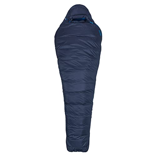 Marmot Ultra Elite 20 Long Sleeping Bag| Insulated, Warm, Water-Resistant, Dark Steel/Lakeside, Long
