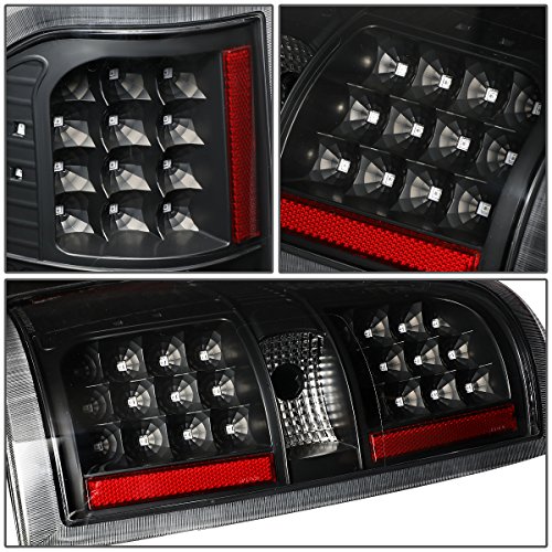 DNA MOTORING TL-F15009-LED-BK-CL LED Tail Light Assembly Driver & Passenger Side [Compatible with 09-14 Ford F150] | The Storepaperoomates Retail Market - Fast Affordable Shopping