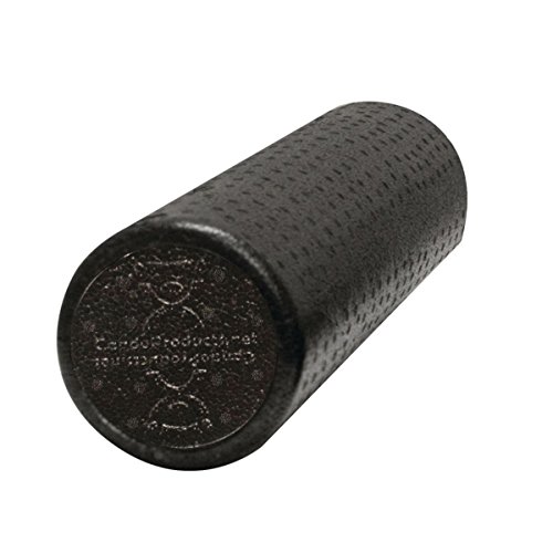 CanDo Black Foam Rolls, Round, 6″ x 12″