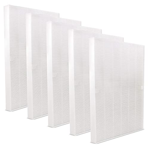 LifeSupplyUSA HEPA Filter Replacement Compatible with Winix 115115 / PlasmaWave WAC Air Purifiers, Size 21 (5-Pack)