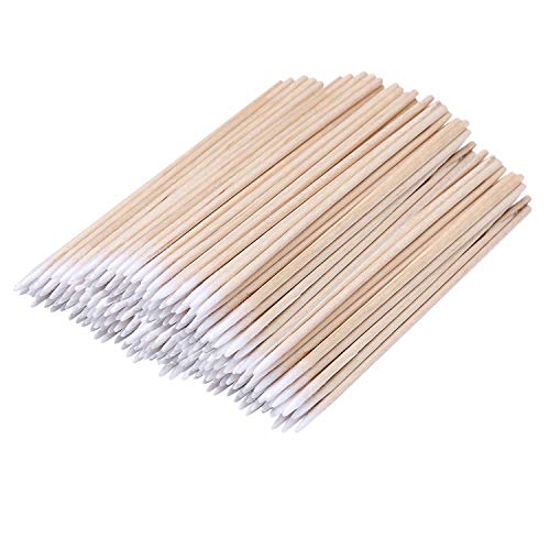 500 Count 4 Inch Pointed Cotton Swabs Precision Microblading Cotton Tipped Applicator Tattoo Permanent Supplies
