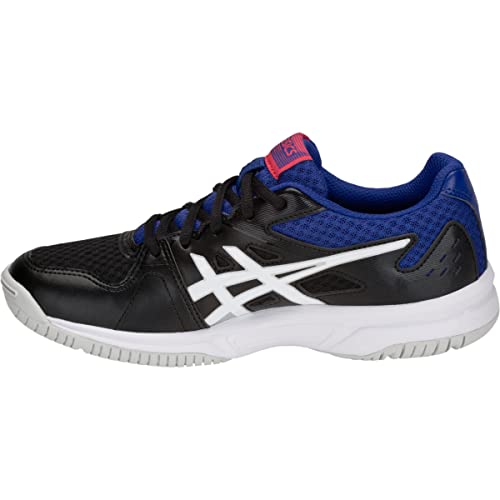 ASICS Women’s Upcourt 3 Volleyball Shoes, 6.5, Black/White