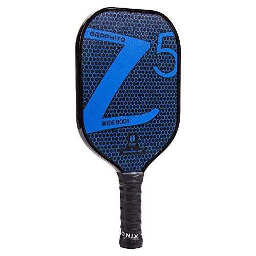 Onix Z5 Graphite Pickleball Paddle (Blue) with Cushion Grip and Blue Paddle Cover | The Storepaperoomates Retail Market - Fast Affordable Shopping