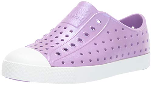 Native Shoes Girl’s Jefferson Iridescent (Toddler/Little Kid) Lavender Purple/Shell White/Galaxy 12 Little Kid M