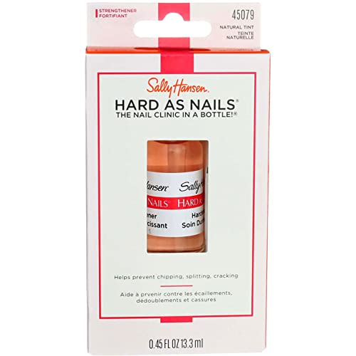 Sally Hansen Hard As Nails Natural Tint 0.45 Ounce (13.3ml) (2 Pack)