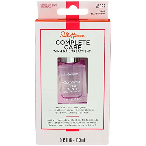 Sally Hansen Complete Care 7-N-1 Nail Treatment Clear 0.45 Ounce (13.3ml) (2 Pack)