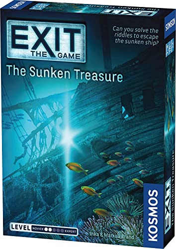 The Sunken Treasure | Exit: The Game – A Kosmos| Family-Friendly, Card-Based At-Home Escape Room Experience for 1 To 4 Players, Ages 10+