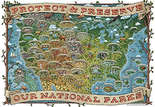 Ravensburger Protect and Preserve USA-1000 Piece Jigsaw Puzzle