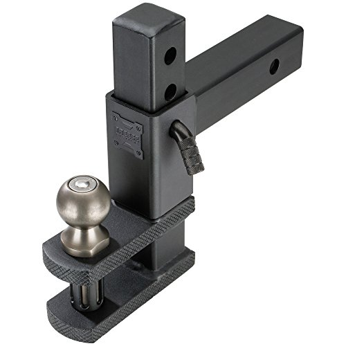 Reese Towpower 7089444 Tactical Adjustable Ball Mount with Clevis , Black