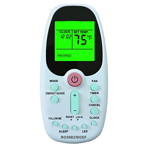 HA-15953 Replacement for Comfortstar Air Conditioner Remote Control RG36B2/BGEF (Display in Fahrenheit) | The Storepaperoomates Retail Market - Fast Affordable Shopping